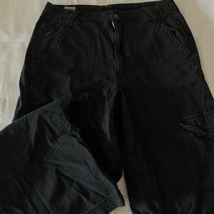 American Eagle Outfitters Dark Gray Stretch Pants